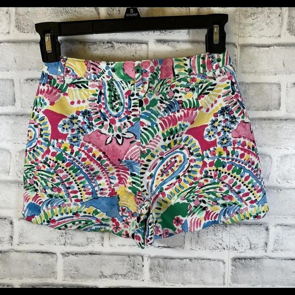 NWT Girl’s Crown and Ivy Paisley Garden Party Scalloped Shorts Size 12 - Picture 2 of 4